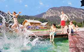 Spass am nahen Badeteich